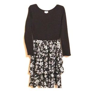 Georgia dress. Black and white stars. NWT.